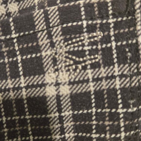 Seven Women’s Plaid Pant Leggings Size M – Stretch Slim Fit Casual Style - Picture 7 of 7